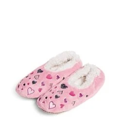 Vera Bradley Cozy Life No Slip Slippers, Love You Lots