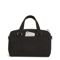 Vera Bradley Women's Microfiber 100 Handbag, Classic Black 10 Vera Bradley Women's Microfiber 100 Handbag, Classic Black -Fashion Bag Store 31Nbu2Hc23L