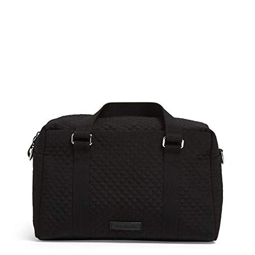 Vera Bradley Women's Microfiber 100 Handbag, Classic Black 7 Vera Bradley Women's Microfiber 100 Handbag, Classic Black - Image 5