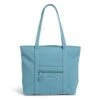 Vera Bradley Microfiber Vera Tote Bag, Seashore Blue -Fashion Bag Store 413L78Kbw9L