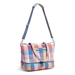 Vera Bradley Cotton Deluxe Tote Travel Bag, Tropics Plaid 11 Vera Bradley Cotton Deluxe Tote Travel Bag, Tropics Plaid -Fashion Bag Store 416pAtgQ05L