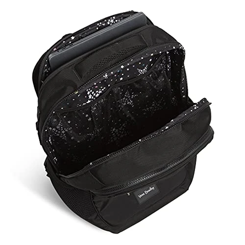 Vera Bradley Recycled Lighten Up Reactive Grand Backpack, Black 6 Vera Bradley Recycled Lighten Up Reactive Grand Backpack, Black - Image 4