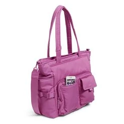 Vera Bradley Utility Tote Bag, Rich Orchid-Recycled Cotton -Fashion Bag Store 41A4wVGX0nS