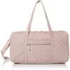 Vera Bradley Performance Twill Lay Flat Travel Duffle Bag, Dover Mauve -Fashion Bag Store 41Cz eZ1VgS