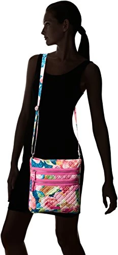 Vera Bradley Iconic Triple Zip Hipster Crossbody, Signature Cotton, Superbloom 9 Vera Bradley Iconic Triple Zip Hipster Crossbody, Signature Cotton, Superbloom - Image 7