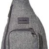 Vera Bradley Women's Recycled Lighten Up Reactive Mini Sling Backpack, Gray Heather, One Size