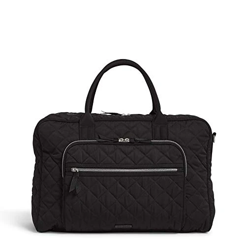 Vera Bradley Women's Performance Twill Lay Flat Weekender Travel Bag, Black, One Size 3 Vera Bradley Women's Performance Twill Lay Flat Weekender Travel Bag, Black, One Size