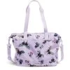 Vera Bradley Recycled Lighten Up Reactive Tote Bag, Lavender Butterflies -Fashion Bag Store 41LR6ySaqvS