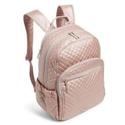 Vera Bradley Women's Signature Cotton Campus Backpack, Rose Quartz, One Size -Fashion Bag Store 41M7sn7sFqL