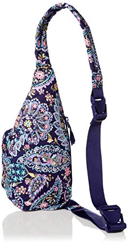 Vera Bradley Women's Signature Cotton Mini Sling Backpack, French Paisley, One Size 8 Vera Bradley Women's Signature Cotton Mini Sling Backpack, French Paisley, One Size - Image 6