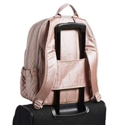 Vera Bradley Women's Signature Cotton Campus Backpack, Rose Quartz, One Size -Fashion Bag Store 41Mit4cTVbL