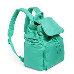 Vera Bradley Utility Backpack, Turquoise Sky-Recycled Cotton -Fashion Bag Store 41TIDmGEYbS