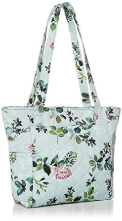 Vera Bradley Performance Twill Small Vera Tote Bag, Seawater Blooms 13 Vera Bradley Performance Twill Small Vera Tote Bag, Seawater Blooms -Fashion Bag Store 41XEWDXMBlL