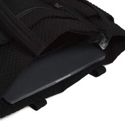 Vera Bradley Microfiber Deluxe Vera Tote Bag, Black -Fashion Bag Store 41ae9Cz4b L