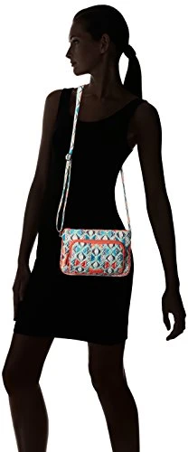 Vera Bradley Iconic RFID Little Hipster Crossbody, Signature Cotton, Go Fish 9 Vera Bradley Iconic RFID Little Hipster Crossbody, Signature Cotton, Go Fish - Image 7