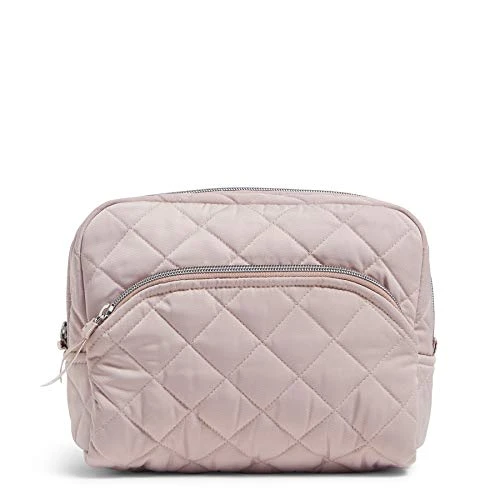 Vera Bradley Women's Performance Twill Large Cosmetic Makeup Organizer Bag, Dover Mauve, One Size 3 Vera Bradley Women's Performance Twill Large Cosmetic Makeup Organizer Bag, Dover Mauve, One Size