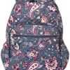 Vera Bradley Women's Signature Cotton Campus Backpack, Felicity Paisley, One Size -Fashion Bag Store 510L H7DjzL