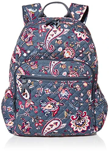 Vera Bradley Women's Signature Cotton Campus Backpack, Felicity Paisley, One Size 3 Vera Bradley Women's Signature Cotton Campus Backpack, Felicity Paisley, One Size