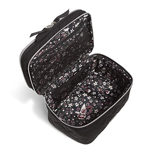 Vera Bradley Women's Organizer Vera Bradley Women S Performance Twill Brush Up Cosmetic Makeup Case Black One Size, Black, One Size US 4 Vera Bradley Women's Organizer Vera Bradley Women S Performance Twill Brush Up Cosmetic Makeup Case Black One Size, Black, One Size US - Image 2