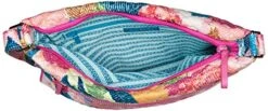 Vera Bradley Iconic Triple Zip Hipster Crossbody, Signature Cotton, Superbloom 14 Vera Bradley Iconic Triple Zip Hipster Crossbody, Signature Cotton, Superbloom -Fashion Bag Store 512m91lshlL