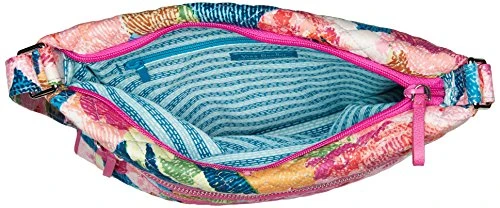 Vera Bradley Iconic Triple Zip Hipster Crossbody, Signature Cotton, Superbloom 8 Vera Bradley Iconic Triple Zip Hipster Crossbody, Signature Cotton, Superbloom - Image 6