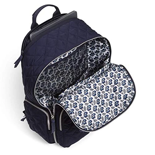 Vera Bradley Performance Twill Commuter Backpack, Classic Navy 4 Vera Bradley Performance Twill Commuter Backpack, Classic Navy - Image 2