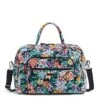 Vera Bradley Cotton Weekender Travel Bag, Happy Blooms -Fashion Bag Store 5143hYDG3HL
