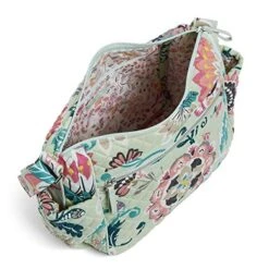 Vera Bradley Iconic On The Go Crossbody, Signature Cotton, Mint Flowers -Fashion Bag Store 514BweMMhFL