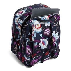 Vera Bradley Performance Twill XL Campus Backpack, Mayfair In Bloom -Fashion Bag Store 514tTvPTJuL