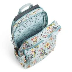 Vera Bradley Cotton XL Campus Backpack, Floating Garden -Fashion Bag Store 516u 9R2TzL