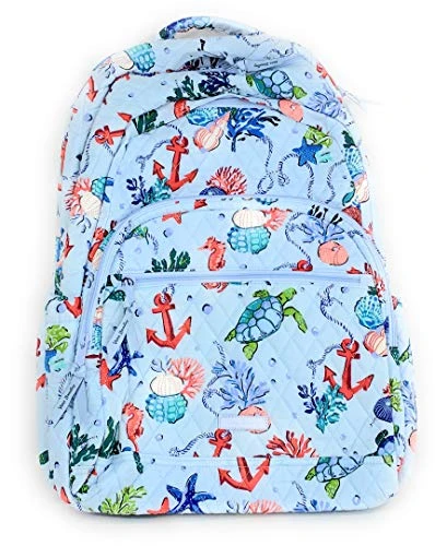 Vera Bradley Essential Large Backpack Quilted Cotton Anchor Aweigh 3 Vera Bradley Essential Large Backpack Quilted Cotton Anchor Aweigh