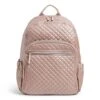 Vera Bradley Women's Signature Cotton Campus Backpack, Rose Quartz, One Size 1 Vera Bradley Women's Signature Cotton Campus Backpack, Rose Quartz, One Size -Fashion Bag Store 51FTP4XLLyL