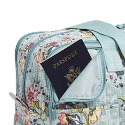 Vera Bradley Cotton Deluxe Weekender Travel Bag, Floating Garden -Fashion Bag Store 51GQk0HtPNL