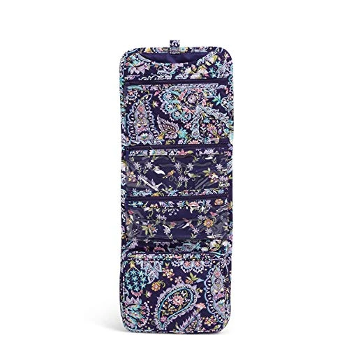 Vera Bradley Signature Cotton Compact Hanging Travel Organizer, French Paisley 4 Vera Bradley Signature Cotton Compact Hanging Travel Organizer, French Paisley - Image 2