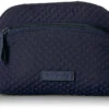 Vera Bradley Microfiber Medium Cosmetic Makeup Organizer Bag, Navy -Fashion Bag Store 51I4A OgsXL