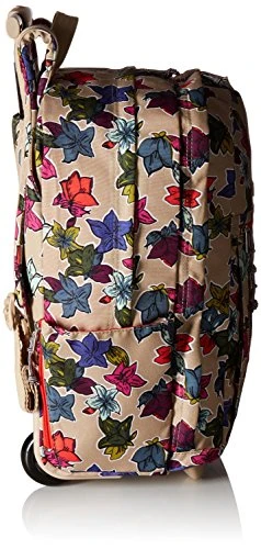 Vera Bradley Women's Lighten Up Rolling-Backpack, Falling Flowers Neutral 7 Vera Bradley Women's Lighten Up Rolling-Backpack, Falling Flowers Neutral - Image 5