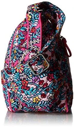 Vera Bradley Iconic On The Go Crossbody, Signature Cotton, Kaleidoscope -Fashion Bag Store 51LEtf WxrL