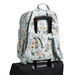 Vera Bradley Cotton XL Campus Backpack, Floating Garden -Fashion Bag Store 51LXi6Gb5bL