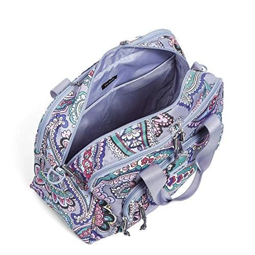 Vera Bradley Women's Lighten Up Compact Weekender Travel Bag, Kona Paisley 7 Vera Bradley Women's Lighten Up Compact Weekender Travel Bag, Kona Paisley - Image 5