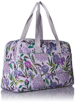 Vera Bradley Lighten Up Weekender Travel Bag, Lavender Botanical -Fashion Bag Store 51UIXW0qclL