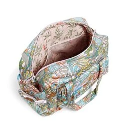 Vera Bradley Women's Utility Travel Bag, Rain Forest Canopy-Recycled Cotton, One Size -Fashion Bag Store 51VaB1IcQRS