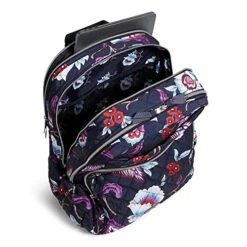 Vera Bradley Performance Twill XL Campus Backpack, Mayfair In Bloom -Fashion Bag Store 51VyFBGK4VL