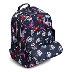 Vera Bradley Performance Twill XL Campus Backpack, Mayfair In Bloom -Fashion Bag Store 51XyImEXURL