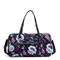 Vera Bradley Performance Twill Lay Flat Travel Duffle Bag, Mayfair In Bloom