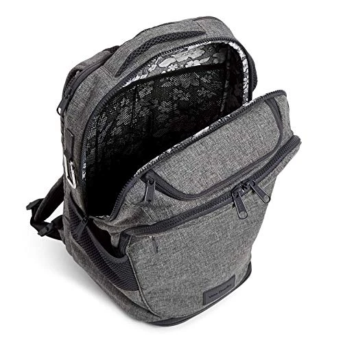 Vera Bradley Women's Recycled Lighten Up Reactive Journey Backpack, Gray Heather, One Size 6 Vera Bradley Women's Recycled Lighten Up Reactive Journey Backpack, Gray Heather, One Size - Image 4