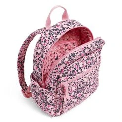 Vera Bradley Womens Cotton Small Backpack Bookbag, Love You Lots - Recycled Cotton, One Size US -Fashion Bag Store 51ZemB3ZMsL