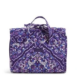 Vera Bradley Cotton Compact Hanging Travel Organizer, Regal Rosette -Fashion Bag Store 51 Y8N EdNL