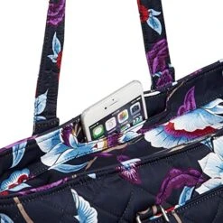 Vera Bradley Performance Twill Work Tote Bag, Mayfair In Bloom -Fashion Bag Store 51b63YXAu7L
