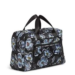 Vera Bradley Packable Weekender Travel Bag, Blooms Shower Black -Fashion Bag Store 51d4GOxIVNL