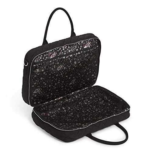 Vera Bradley Women's Performance Twill Lay Flat Weekender Travel Bag, Black, One Size 7 Vera Bradley Women's Performance Twill Lay Flat Weekender Travel Bag, Black, One Size - Image 5